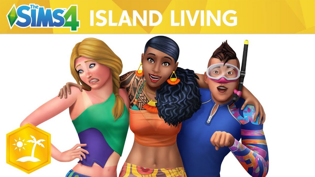 sims island living