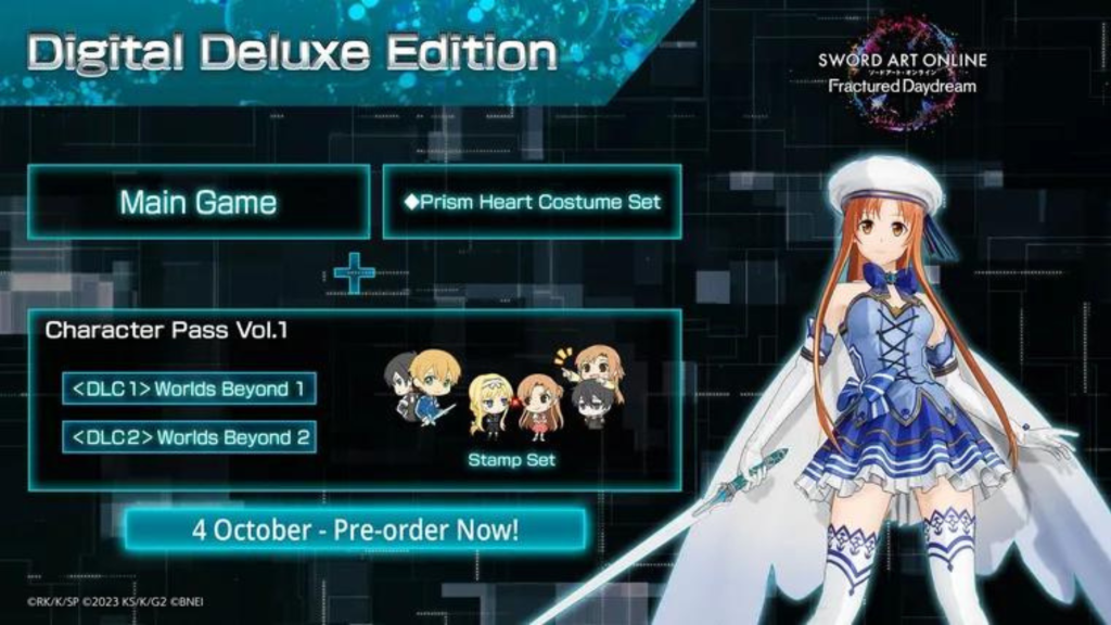 SWORD ART ONLINE Fractured Daydream - Deluxe Edition Free Download